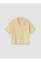 Beige Girls' Muslin Shorts Set - 4