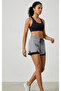 Women's Active Swim Shorts with Inner Tights and Slit Detail - 5
