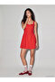 Two Mt Shop Quality Drawstring Waist Poplin Mini Dress