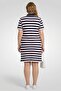 Women Stripe Polo Dress, Multicolor - 4