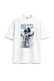 Argentina Lionel Messi Printed Special Design Relax Fit White T-Shirt