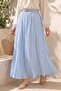 Lined Skirt 260148 - Baby Blue - 2