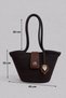 Sardinia Handmade Straw Tote with Lid Beach and Daily Bag Fashion in Summer - 2