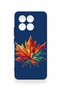 Poco X6 Pro Compatible Colorful Leaf Pattern Silicone Case - 2