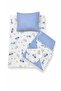 4 Piece Pique Muslin Baby Swaddle Set Double Sided – Blanket, Pillow, Scarf, Bib and Swaddle Cover