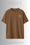 Premium Deer Printed I'M Okey Unisex Oversize Women's T-Shirt Men's T-Shirt Cotton Oversize T-Shirt - 3