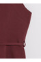 Nevavm Women's Classic Vest with Belted Waist in Linen Blend - 7