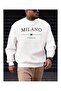 Men's Crewneck Printed Relaxed Fit Sweatshirt