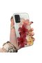 Samsung Galaxy A13 4g Compatible Silicone Edge Hard Back Case Couple Phone Case with Floral Pattern