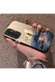 Samsung Galaxy S23 Fe Compatible Silicone Edge Hard Back Case Couple Phone Case Tower Patterned - 2