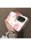 Vivo V50 Lite Compatible Silicone Edge Hard Back Case Couple Phone Case with Floral Pattern - 4