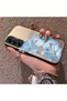 Samsung Galaxy A05S Compatible Silicone Edge Hard Back Case Couple Phone Case with Floral Pattern - 2