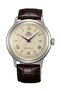 , Automatic watch with leather strap, Brown - 3