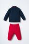Baby Boy Navy Blue Long Sleeve Pajama Set Usb3196-C-V2 - 4