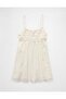 AE Button-Up Lace Insert Mini Dress - 3