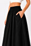 Women's poplin pocketed skirt - 3