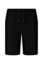 Black Regular Fit Shorts with Side Pockets