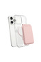Magsafe Compatible Magnetic Leather Wallet Card Holder Foldable Phone Wallet with Stand Feature Pink - 2