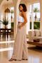 Summer Linen Mixed Women's High Waist Pants - 2