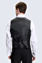 Black Slim Fit Classic Vest - 4