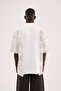 Men's Free Soul Printed Oversize T-Shirt Ecru - 7