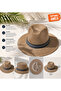 Unisex Hat Summer Hat Sea Hat Beach Hat Sunshade Premium Föter Hat Straw Hat Straw - 2