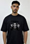 Eminem Rapper_12 Design Printed Oversize Black T-Shirt
