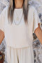 Beige Gathered Waist Elasticized Shalwar Suit - 6