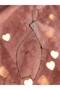 Gold Color Large Clover Figured Zircon Stone Stylish Steel Necklace - Tarnish Resistant - 35cm - 4