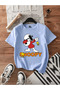 Snoopy New Season Printed Circular Neck Cotton Short Sleeve Children's Tshirt
