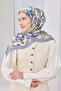 Velora Scarf Floral Blue Lilac