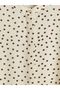 Lcw Modest Ecru High Collar Polka Dot Women's Shirt - 2