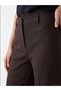 Lcwaikiki Classic Brown Regular Fit Women's Trousers - 3