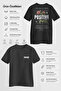 Positive Garden Design 100% Cotton Half Oversize Black T-Shirt - 3