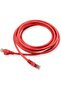 Cat6 Snagless Copper 50 micron Gold Plated Ethernet Patch Cable (Red, 3 metre) - 2