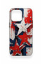 iPhone 15 Pro Max Compatible Star Flag Pattern Silicone Case - 2