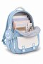 4-Piece Satin Fabric Waterproof Primary School Bag Set with Lunch Bag, Pen Holder and Accessory Bag - 8