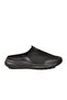 Black-Black Mesh Men's Slippers - 2