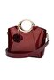 Sweet Ladylike Fashion Elegant Bowler Bag Red
