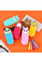 Bear Soft Silicone Pop-It Fidget Pencil Case Pen Holder with Zipper - Animal Designs Bear - 3
