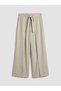 Trendlucky Women's Trousers with Elastic Waist and Difference in Color - 5