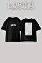 Yeezus Kanye West Design Printed Unisex Oversize Black Tshirt