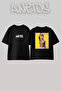 Central Cee_29 Design Printed Unisex Oversize Black Tshirt