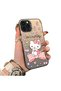 iPhone 14 Pro Compatible Hard Acrylic Back Silicone Edge Lens Protection Case