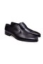 Black Color Lace-Up Genuine Leather Leather Sole Men's Shoes