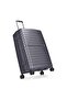 Aerplus 77 cm Hard Trolley, 8 Wheels, Grey - 5