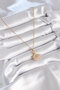 316L Steel Gold Color Zircon Stone Swan Model Women's Necklace - - 2