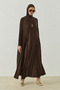 Eterna Slit Tunic Brown