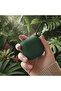 Ank3R Soundcore Liberty 5 Case with Strap Attachment Matte Silicone Dark Green