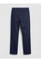 Lcw Kids Navy Blue Slim Fit Boys Gabardine Trousers - 2